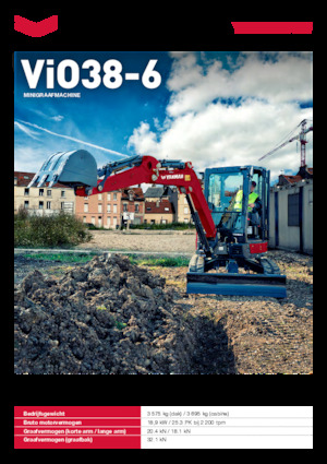 Міні-екскаватори Yanmar ViO38-6 