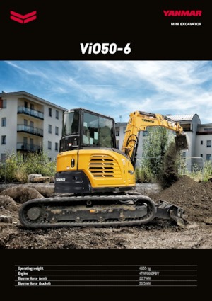 Міні-екскаватори Yanmar VIO50-6 ACR 