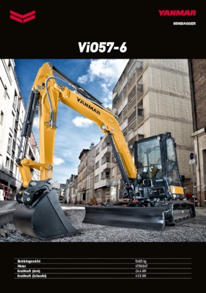 Міні-екскаватори Yanmar VIO 57-6 BCR