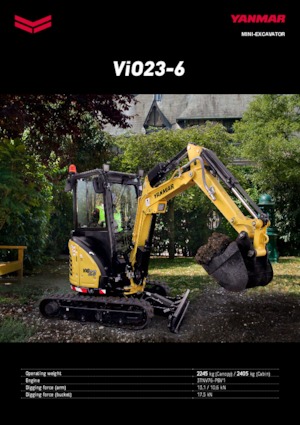 Міні-екскаватори Yanmar ViO23-6