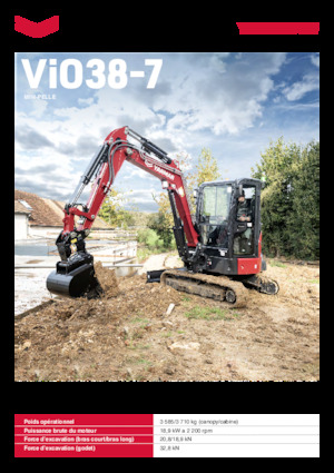 Міні-екскаватори Yanmar ViO38-7