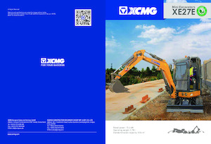 Міні-екскаватори XCMG XE27E Cabin