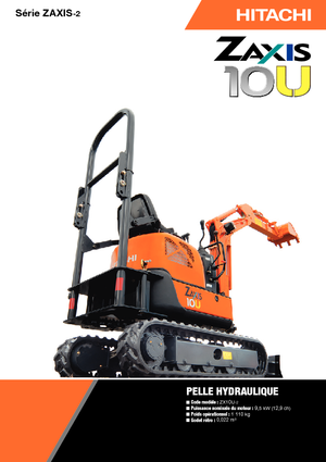 Міні-екскаватори Hitachi ZX10U-2