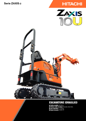 Міні-екскаватори Hitachi ZX10U-2