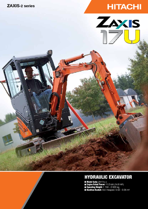 Міні-екскаватори Hitachi ZX 17 U-2