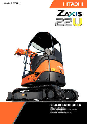 Міні-екскаватори Hitachi ZX 22 U-2