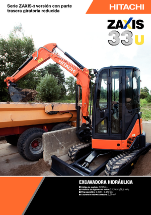 Міні-екскаватори Hitachi ZX 33 U 3