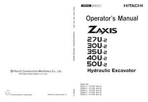 Міні-екскаватори Hitachi ZX 40 U-2