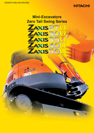 Міні-екскаватори Hitachi ZX 35 U-2