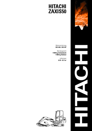 Міні-екскаватори Hitachi ZX 50