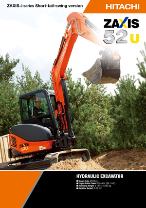 Міні-екскаватори Hitachi ZX 52 U 3