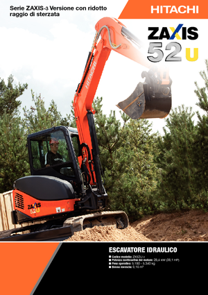 Міні-екскаватори Hitachi ZX 52 U 3