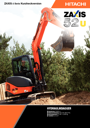 Міні-екскаватори Hitachi ZX 52 U 3