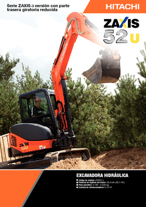 Міні-екскаватори Hitachi ZX 52 U 3