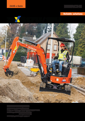 Міні-екскаватори Hitachi ZX17U-6