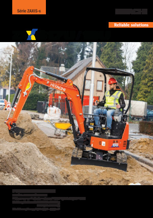 Міні-екскаватори Hitachi ZX17U-6