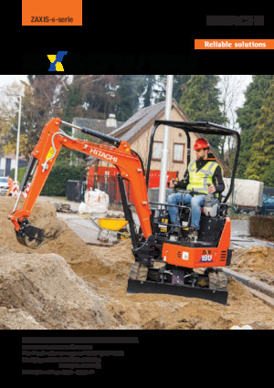 Міні-екскаватори Hitachi ZX17U-6