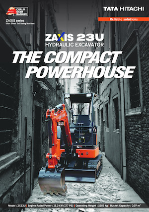 Міні-екскаватори Hitachi ZX23U