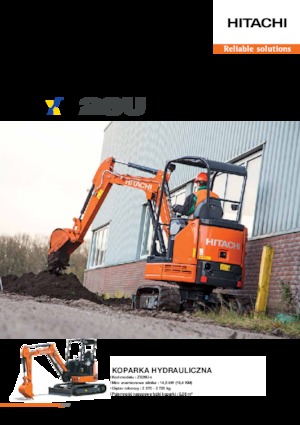 Міні-екскаватори Hitachi ZX26U-5