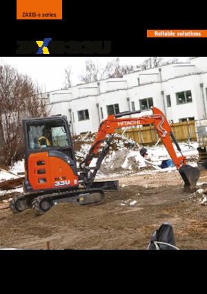 Міні-екскаватори Hitachi ZX33U-6