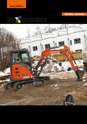 Міні-екскаватори Hitachi ZX33U-6