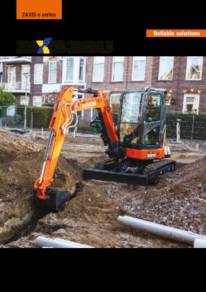 Міні-екскаватори Hitachi ZX38U-6