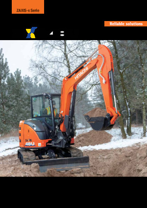 Міні-екскаватори Hitachi ZX48U-6