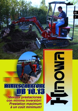 Міні-екскаватори Hinowa DB 10.13