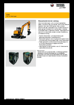 Міні-екскаватори Wacker Neuson EZ53