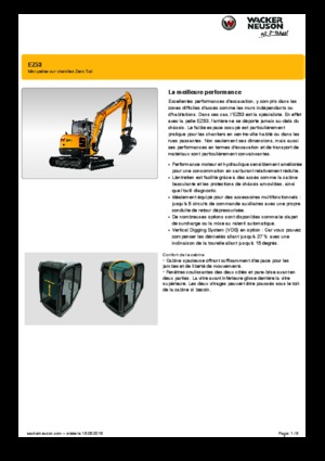 Міні-екскаватори Wacker Neuson EZ53