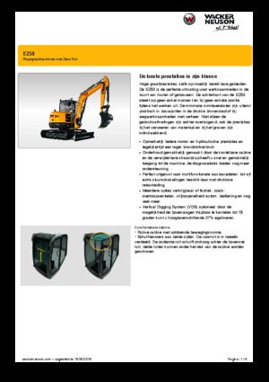 Міні-екскаватори Wacker Neuson EZ53