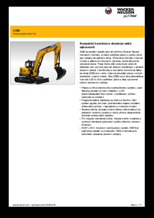 Гусеничні екскаватори Wacker Neuson EZ80
