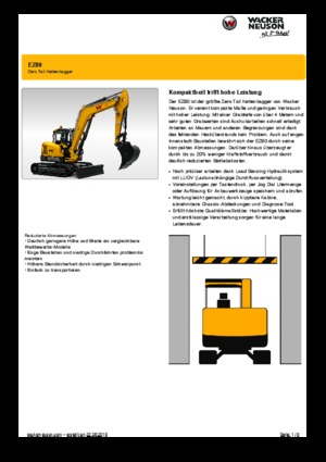 Гусеничні екскаватори Wacker Neuson EZ80