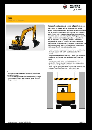 Гусеничні екскаватори Wacker Neuson EZ80