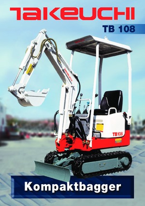 Міні-екскаватори Takeuchi TB 108 Hybrid