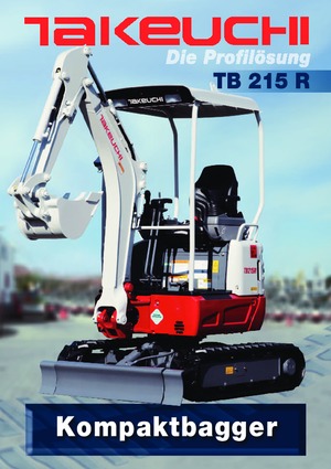 Міні-екскаватори Takeuchi TB 215 R
