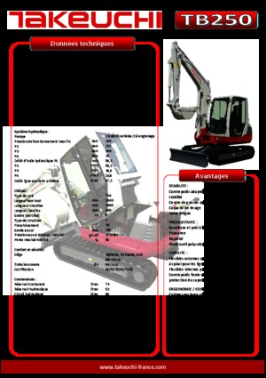 Міні-екскаватори Takeuchi TB 250