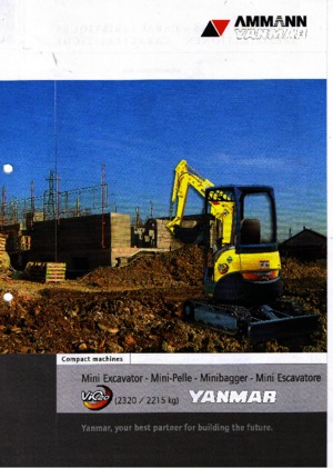 Міні-екскаватори Yanmar VIO 20