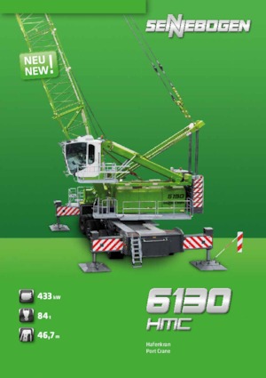 Пересувні крани – решітчаста стріла Sennebogen 6130 HMC