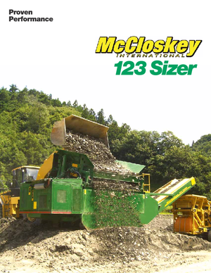 Пересувні грохоти McCloskey 123 Sizer