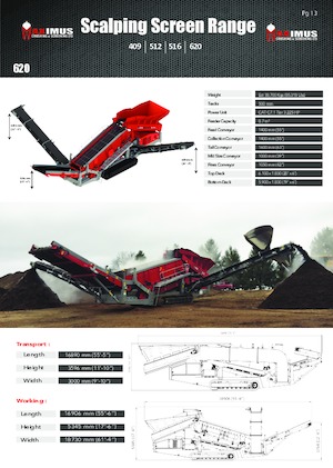 Пересувні грохоти Maximus 620