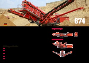 Пересувні грохоти Terex-Finlay 674