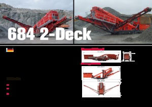 Пересувні грохоти Terex-Finlay 684 - 2 Deck