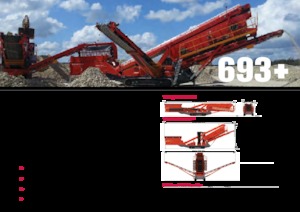 Пересувні грохоти Terex-Finlay 693+