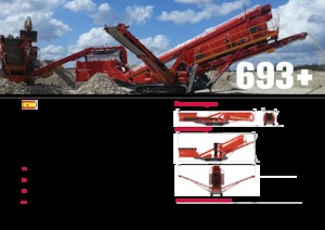 Пересувні грохоти Terex-Finlay 693+