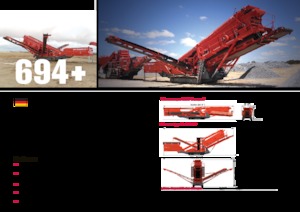 Пересувні грохоти Terex-Finlay 694+