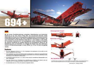 Пересувні грохоти Terex-Finlay 694 Supertrak