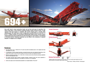 Пересувні грохоти Terex-Finlay 694 Supertrak