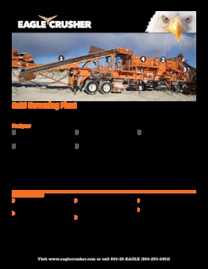 Пересувні грохоти Eagle Crusher 6X20
