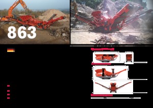 Пересувні грохоти Terex-Finlay 863+